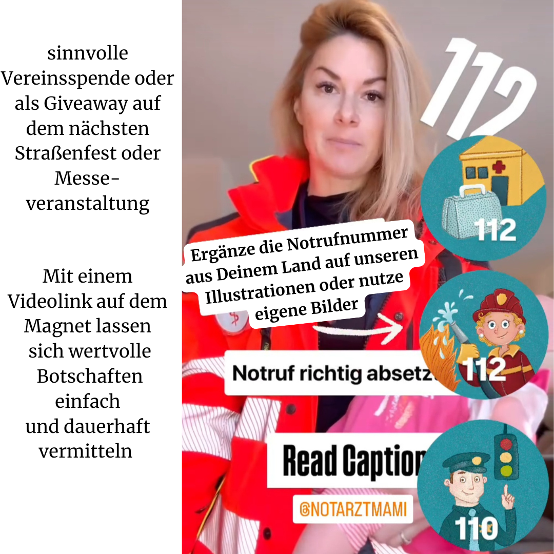Videomagnete für Einladungs-und Dankeskarten oder Events